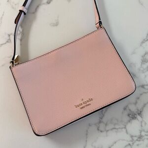 Kate Spade Darcy Small Slim Crossbody Purse - Rose Smoke Leather